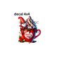 decal holiday hugs christmas gnome
