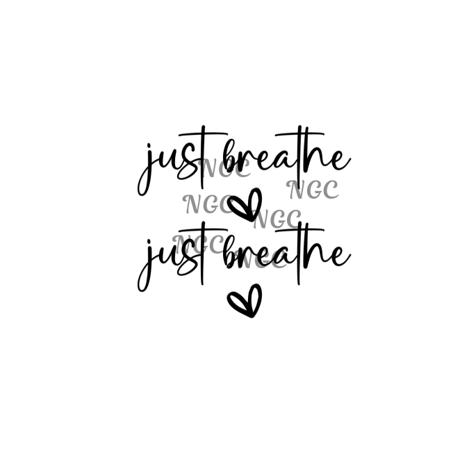 decal just breathe