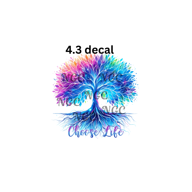 decal tree of life choose life