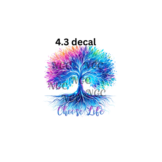 decal tree of life choose life