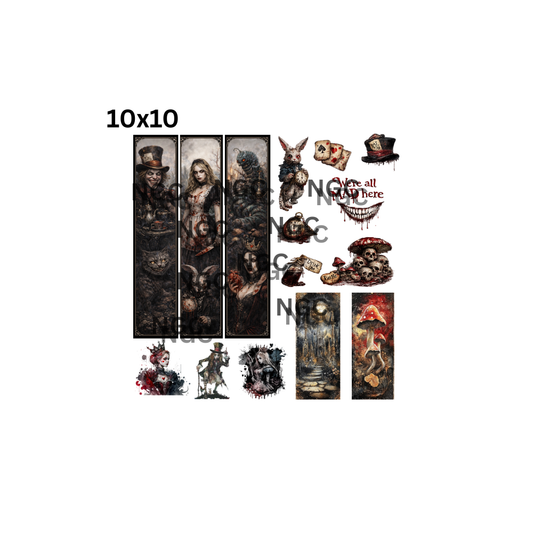 10x10 dark creepy alice