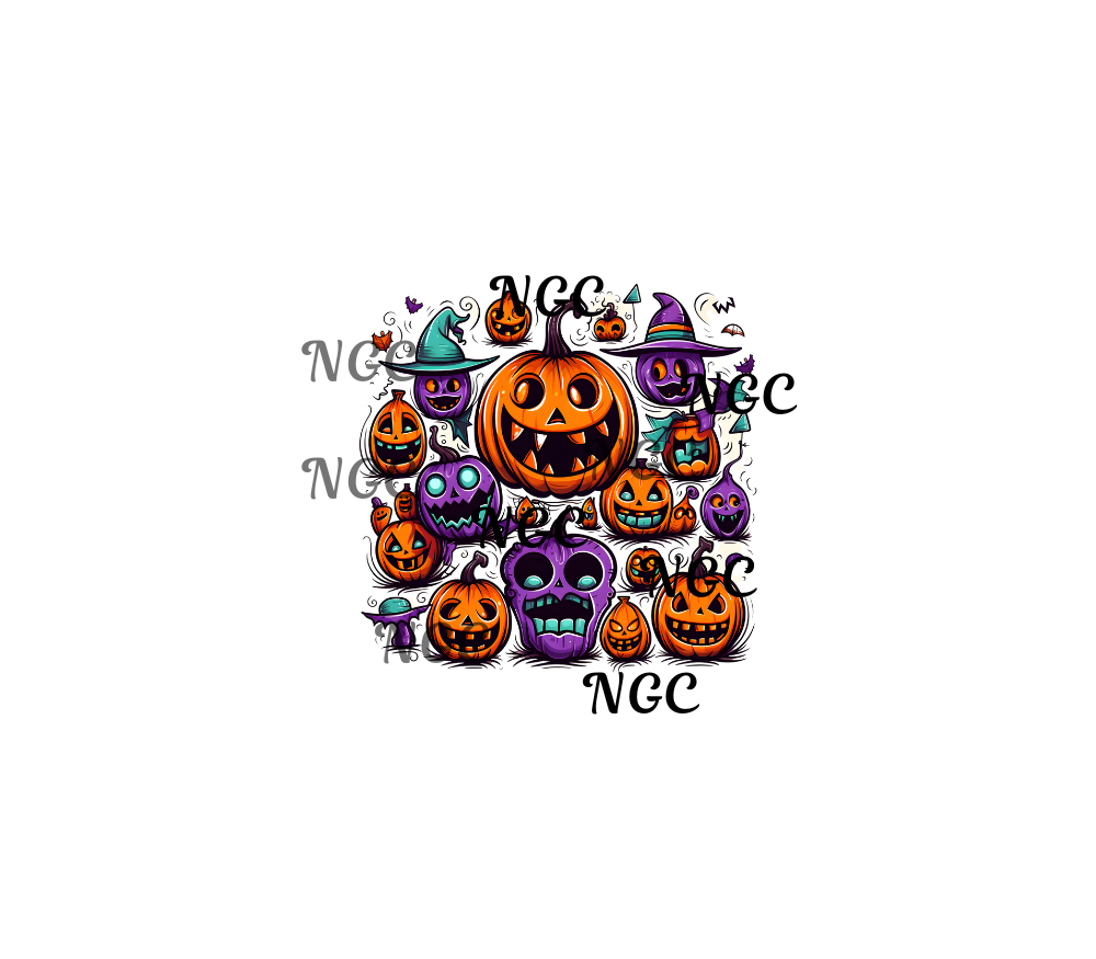20oz wrap halloween pumpkins