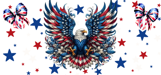 16oz wrap Patriotic eagle