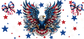 16oz wrap Patriotic eagle