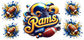 16oz rams wrap