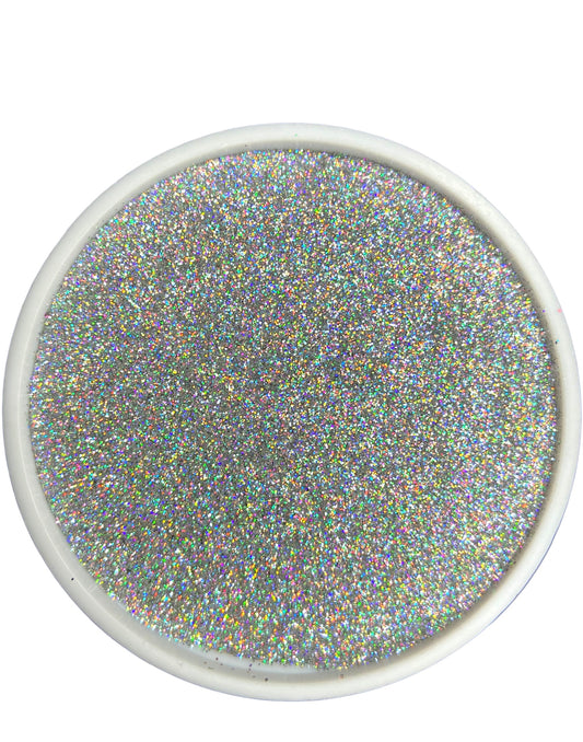 Silver rainbows super holographic ex-fine glitter