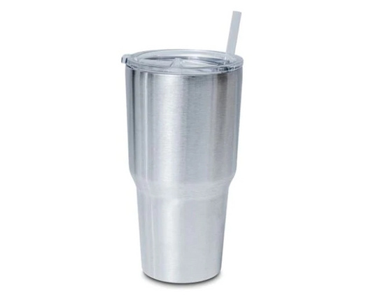 30oz modern curve stainless steel blank tumbler