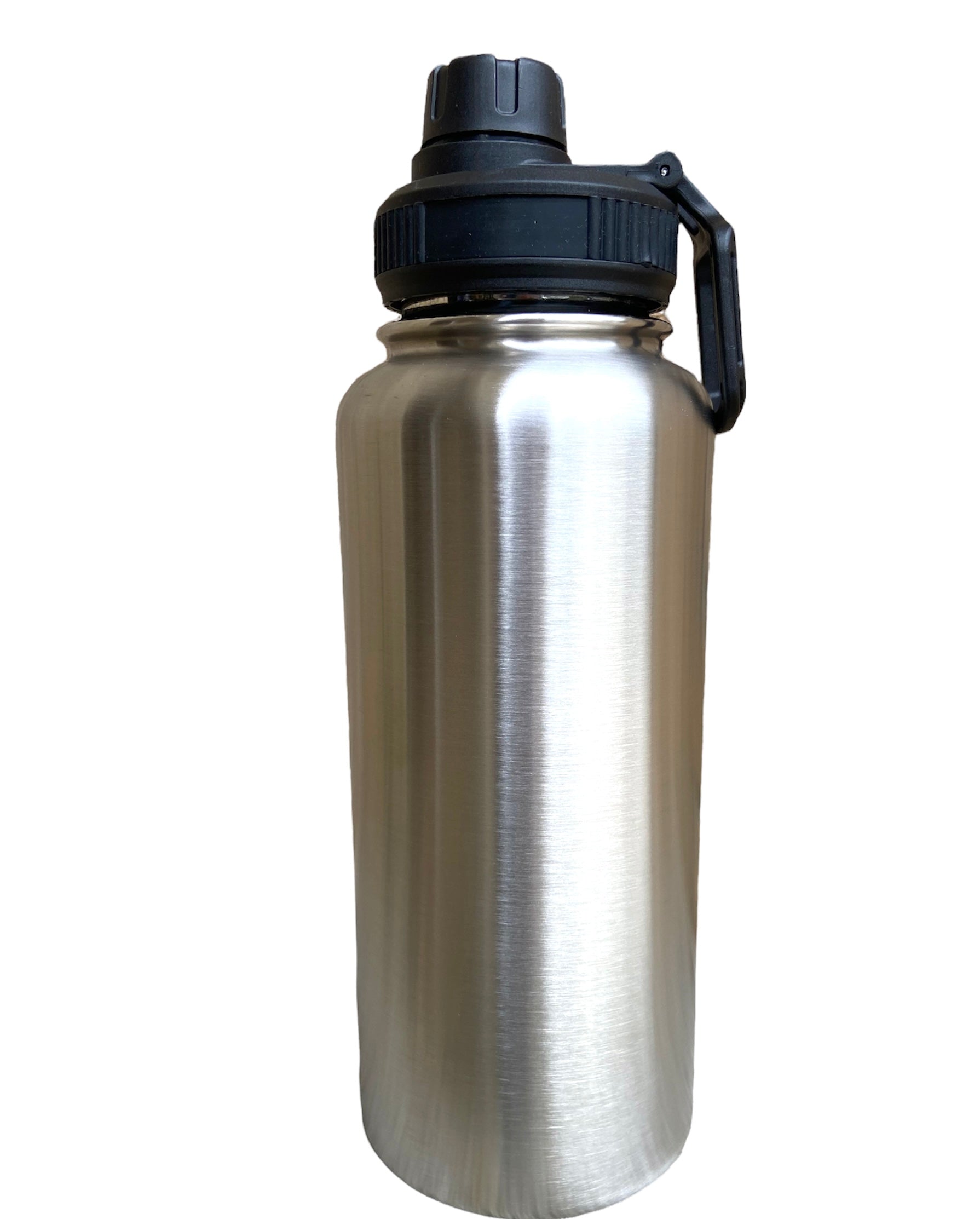 24 oz hydro flask tumbler sstainless steel with black screw top lid