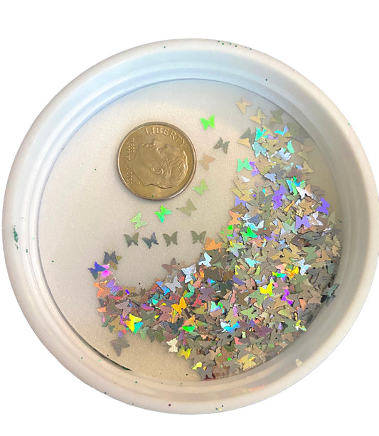 4mm holographic butterflies SHAPES