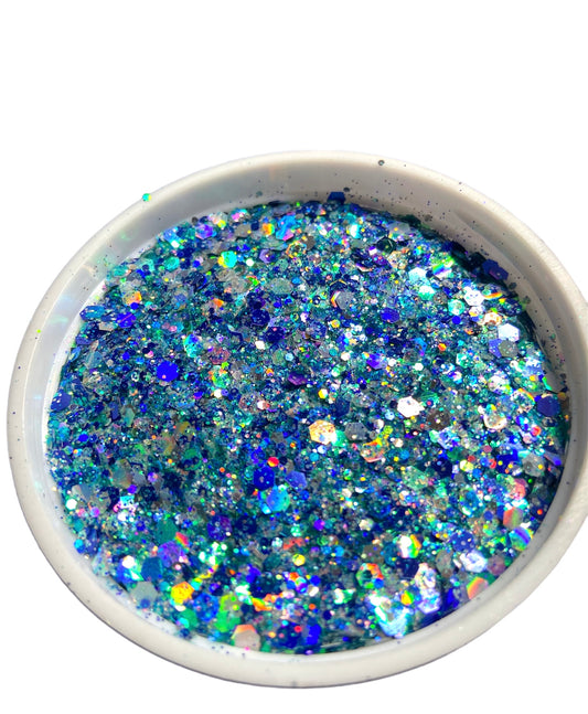 Blue Jae bird custom chunky mix NGC