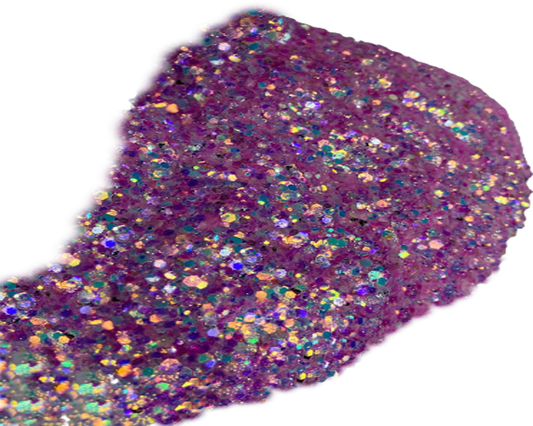 Pretty in Pink Glow in the Dark Glitter Chunky Mix